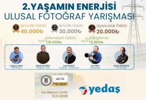 YEDAŞ’ın “Yaşamın Enerjisi” Ulusal Fotoğraf Yarışması Başladı