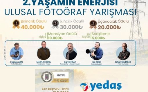 YEDAŞ’ın “Yaşamın Enerjisi” Ulusal Fotoğraf Yarışması Başladı