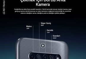 En Sevdiğiniz Görüntüleri Çekmek İçin Dörtlü Arka Kamera LG K61