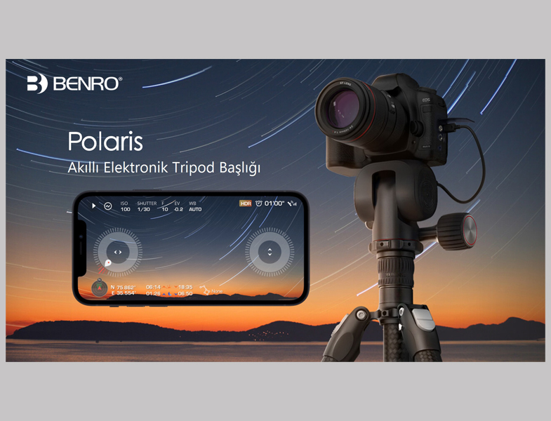 Benro Polaris Akıllı Elektronik Tripod Başlığı