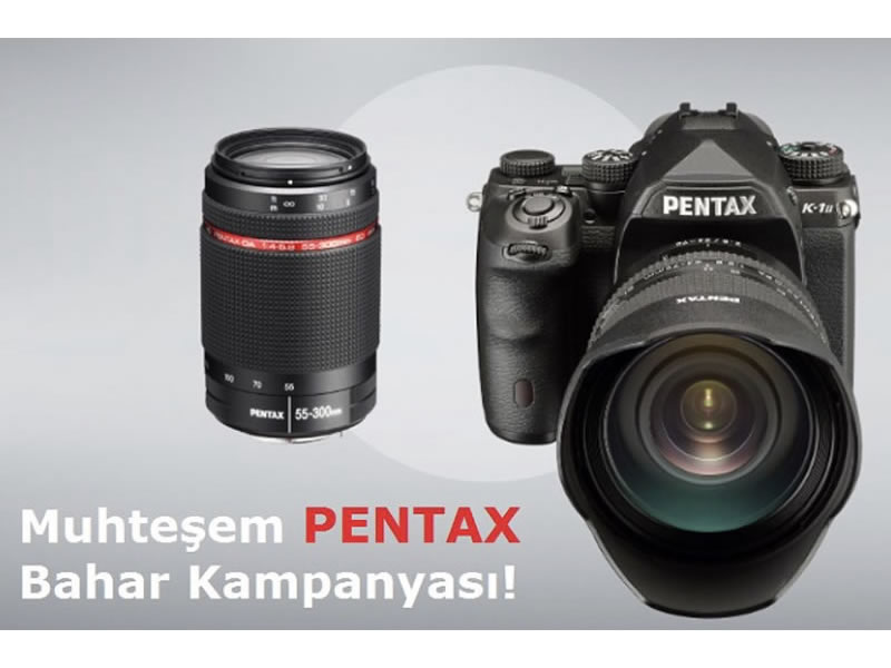 Pentax Fotoğraf Makinelerinde Muhteşem Bahar Kampanyası!