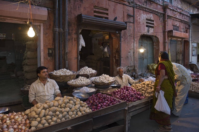 A Vegetable Market In Jodhpur