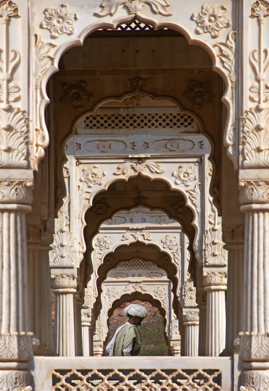 Jodhpur The Royal Cenotaph Columns 6