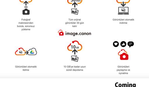 image.canon ile Kolayca Bağlan, Paylaş ve Sakla…