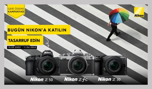 Nikon DX Format Fotoğraf Makinelerine Özel Geri Ödeme Kampanyası