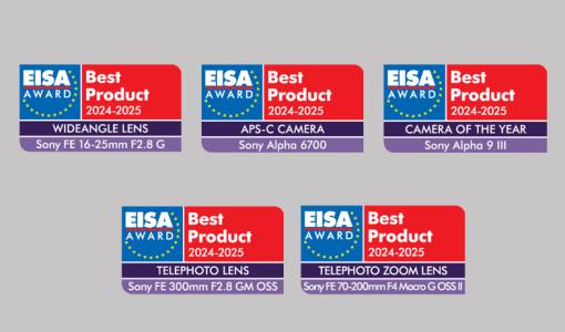 Sony, 2024 EISA Ödüllerinde Dijital Görüntüleme Kategorisinde Beş Ödül Kazandı