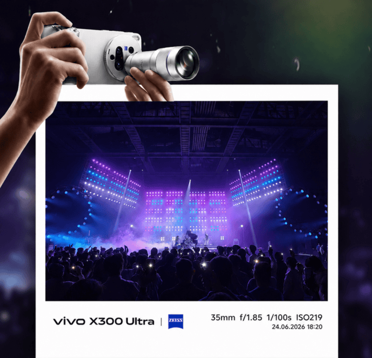 The rhythm of entertainment and music at the Istanbul Festival will be immortalized with vivo phones.